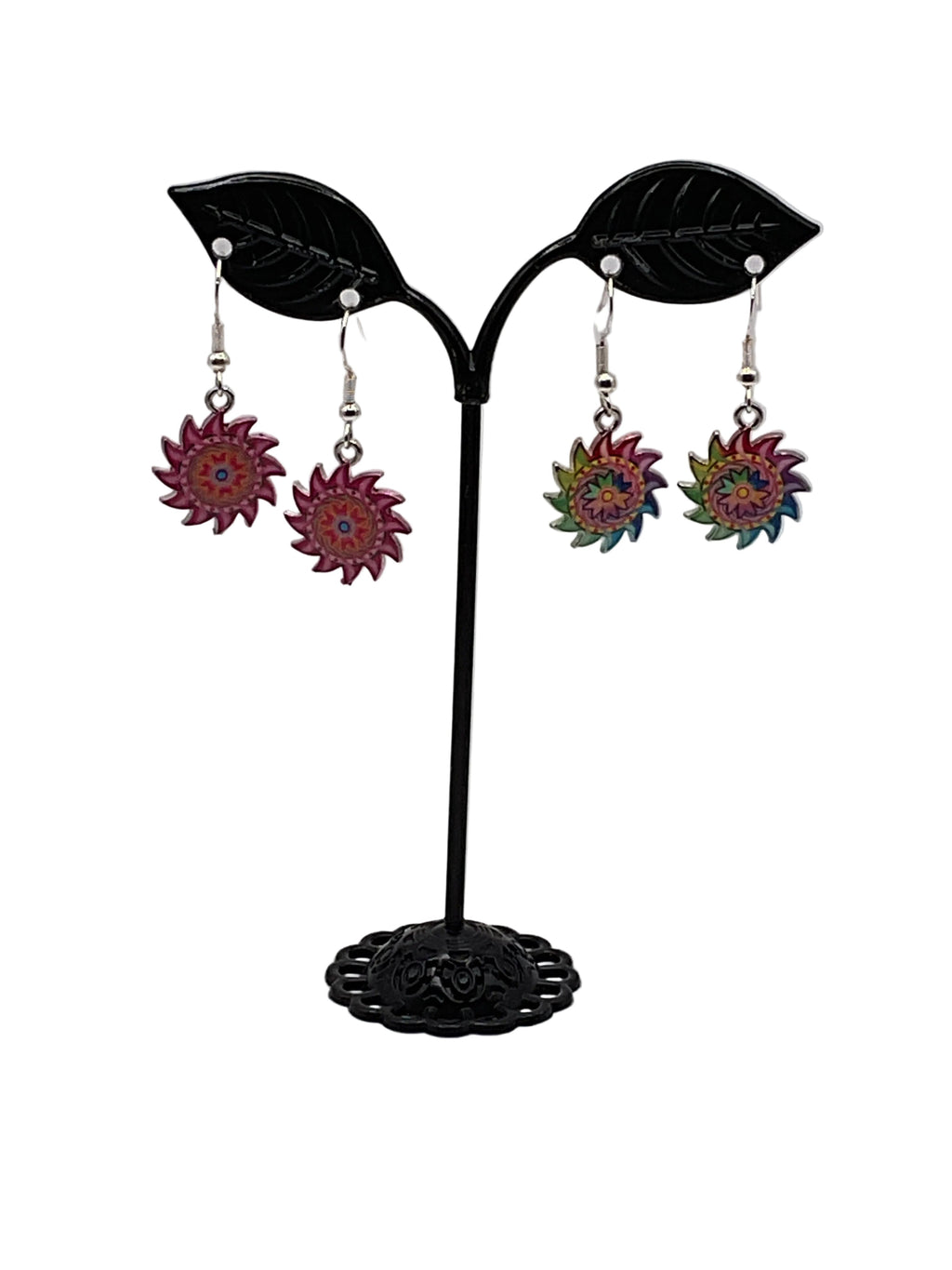 Colorful Gear Earrings