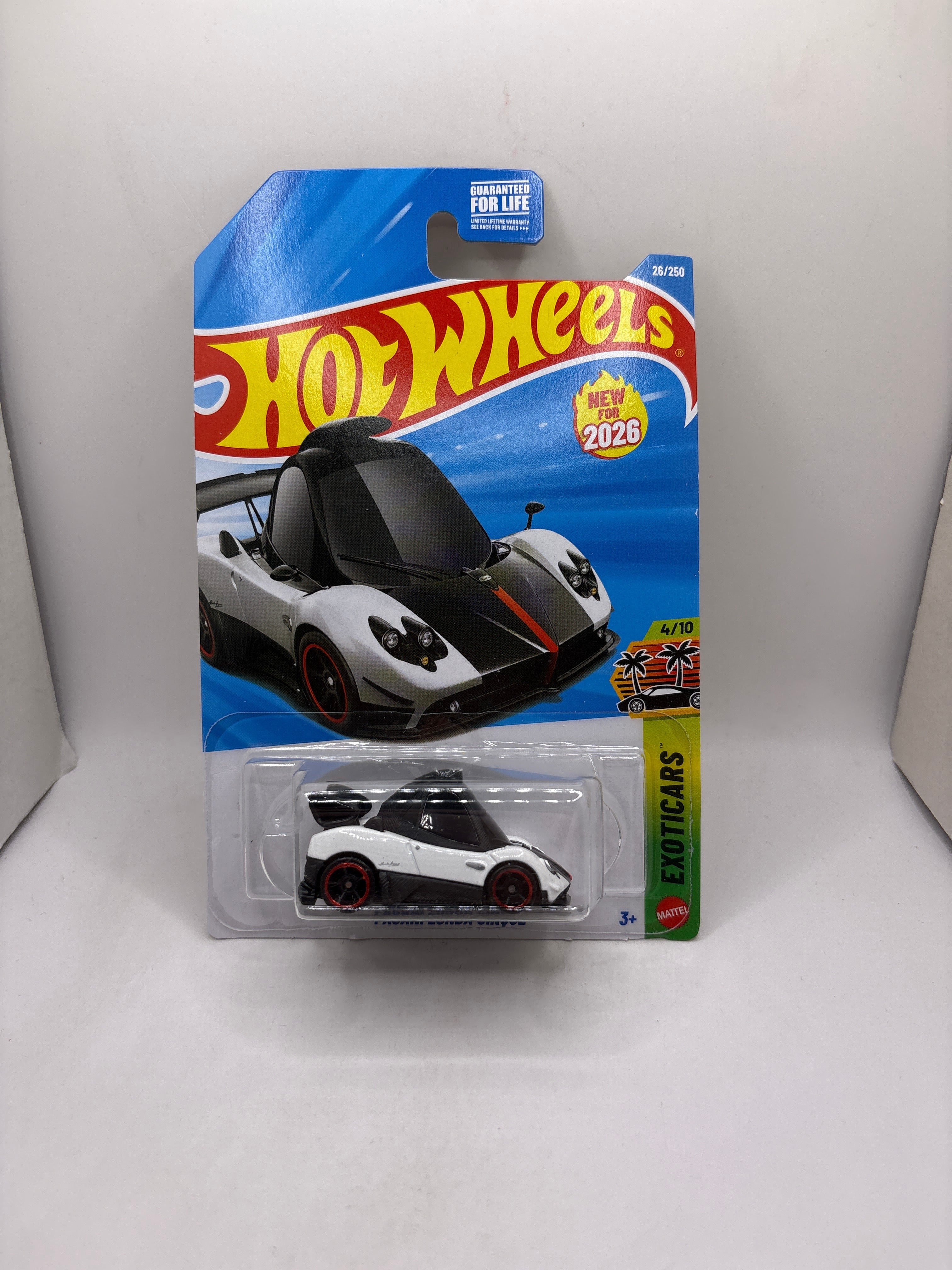 Hot Wheels Pagani Zonda Cinque Diecast white