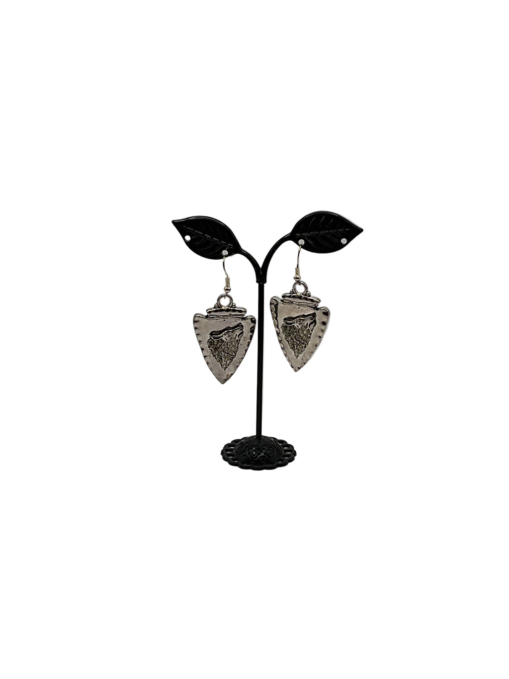 Silver Arrowhead Earrings