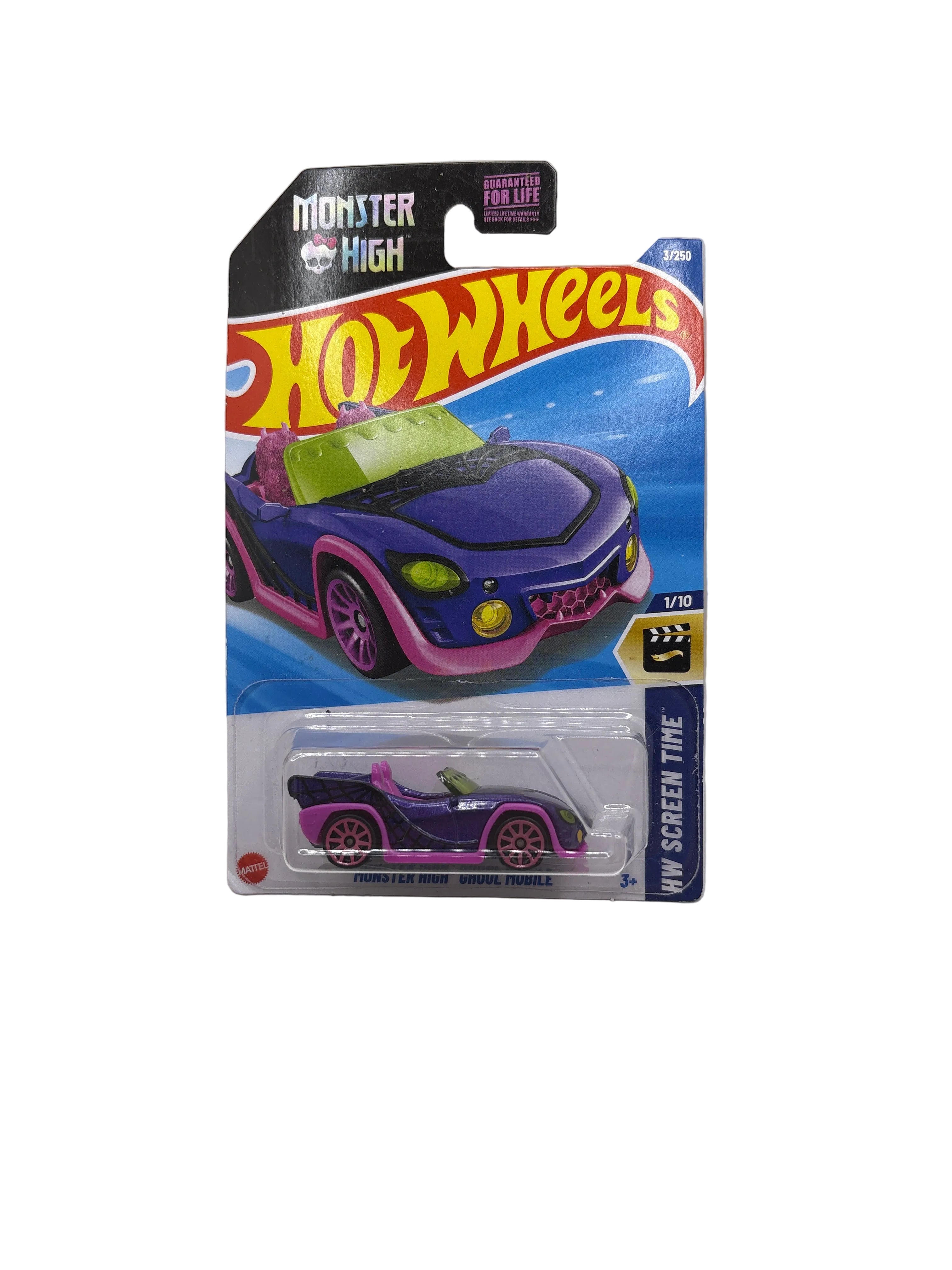 Hot Wheels Monster High Ghoul Mobile Diecast blue