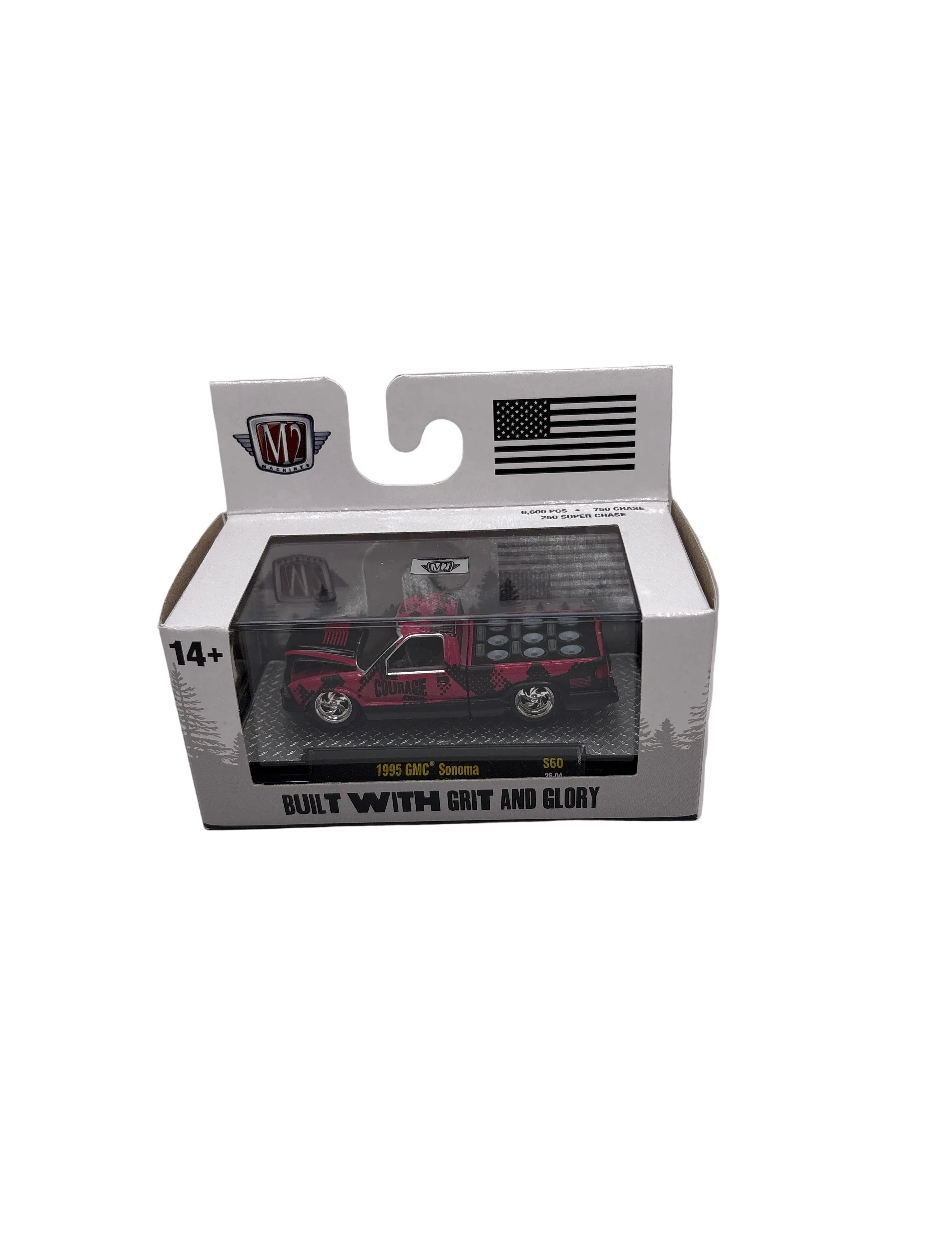 M2 1995 GMC Sonoma Diecast pink