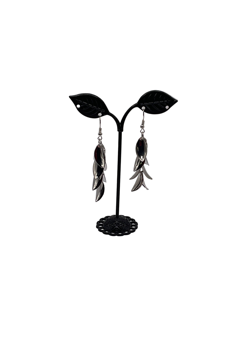 Silver earrings