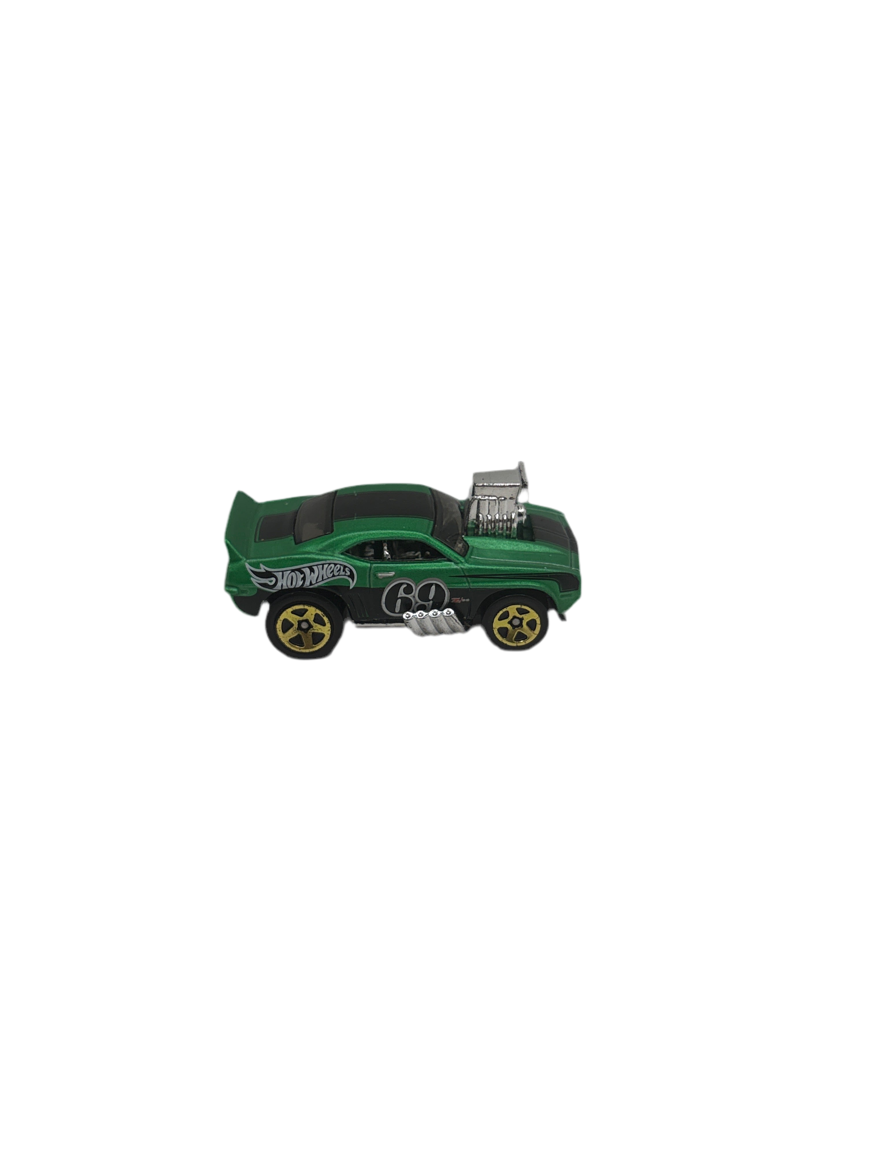Hot Wheels 69 Camaro Z28 Diecast green