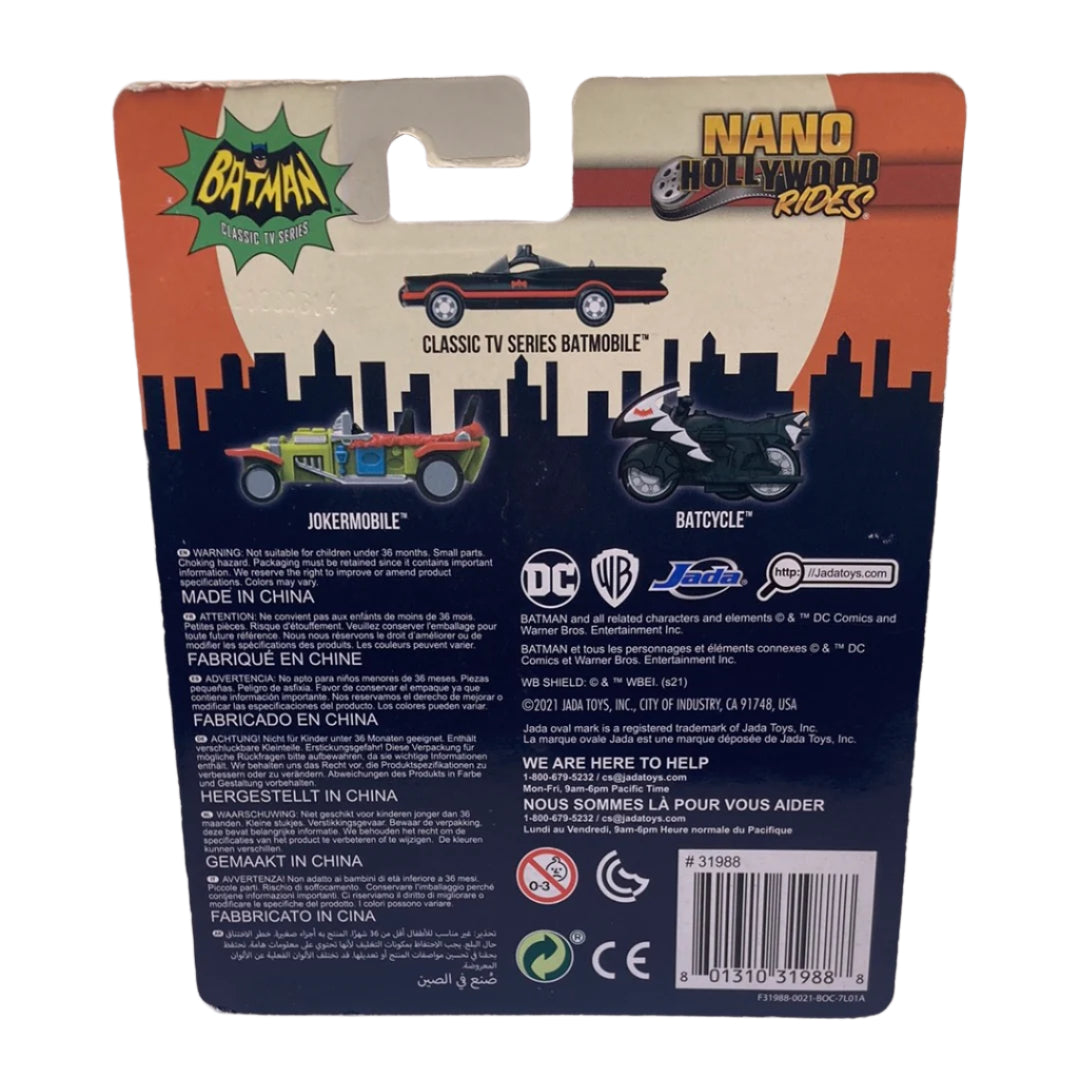 Jada Batman Classic TV Series Diecast multiple colors