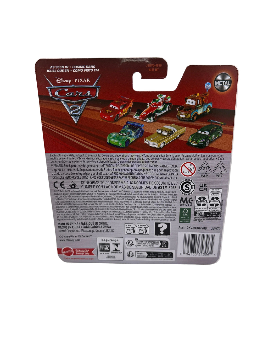 Disney Pixar Cars Flash Nilsson Diecast blue