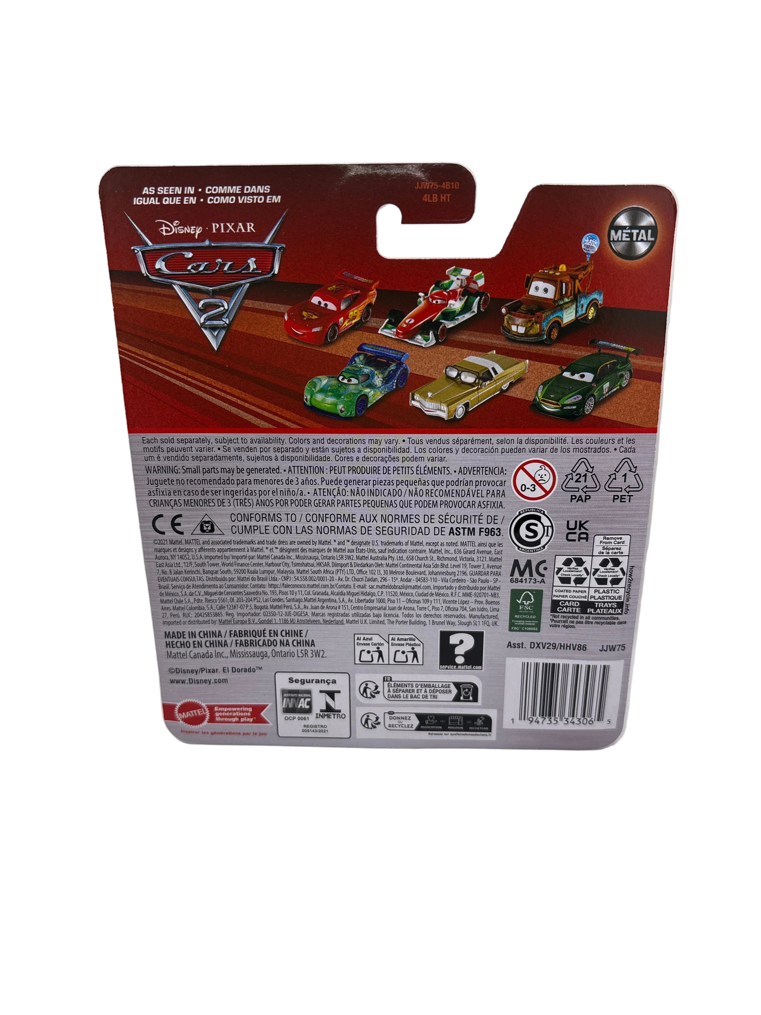 Disney Pixar Cars Flash Nilsson Diecast blue