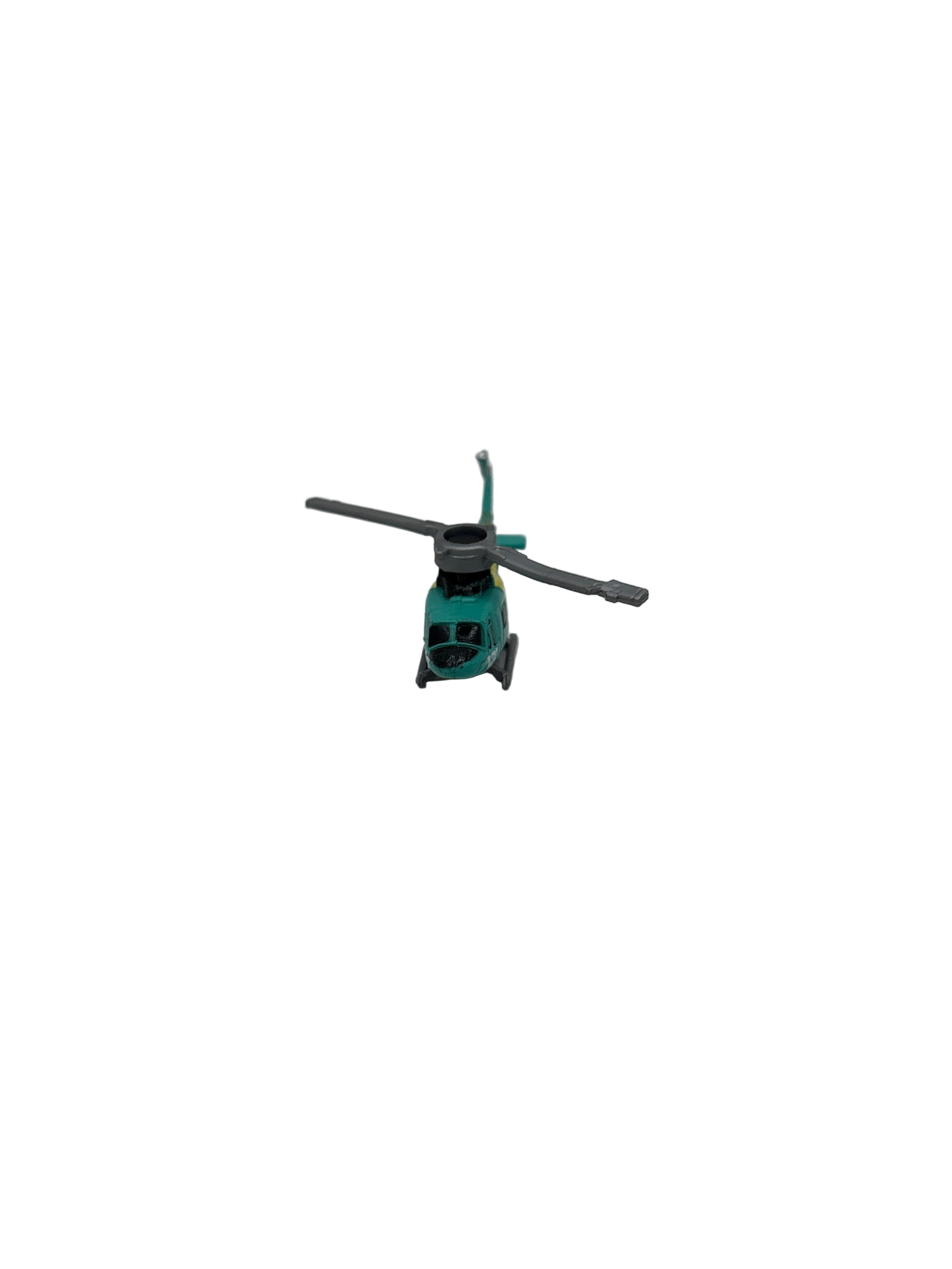 Micro Machines UH-1N Huey Helicopter Diecast green