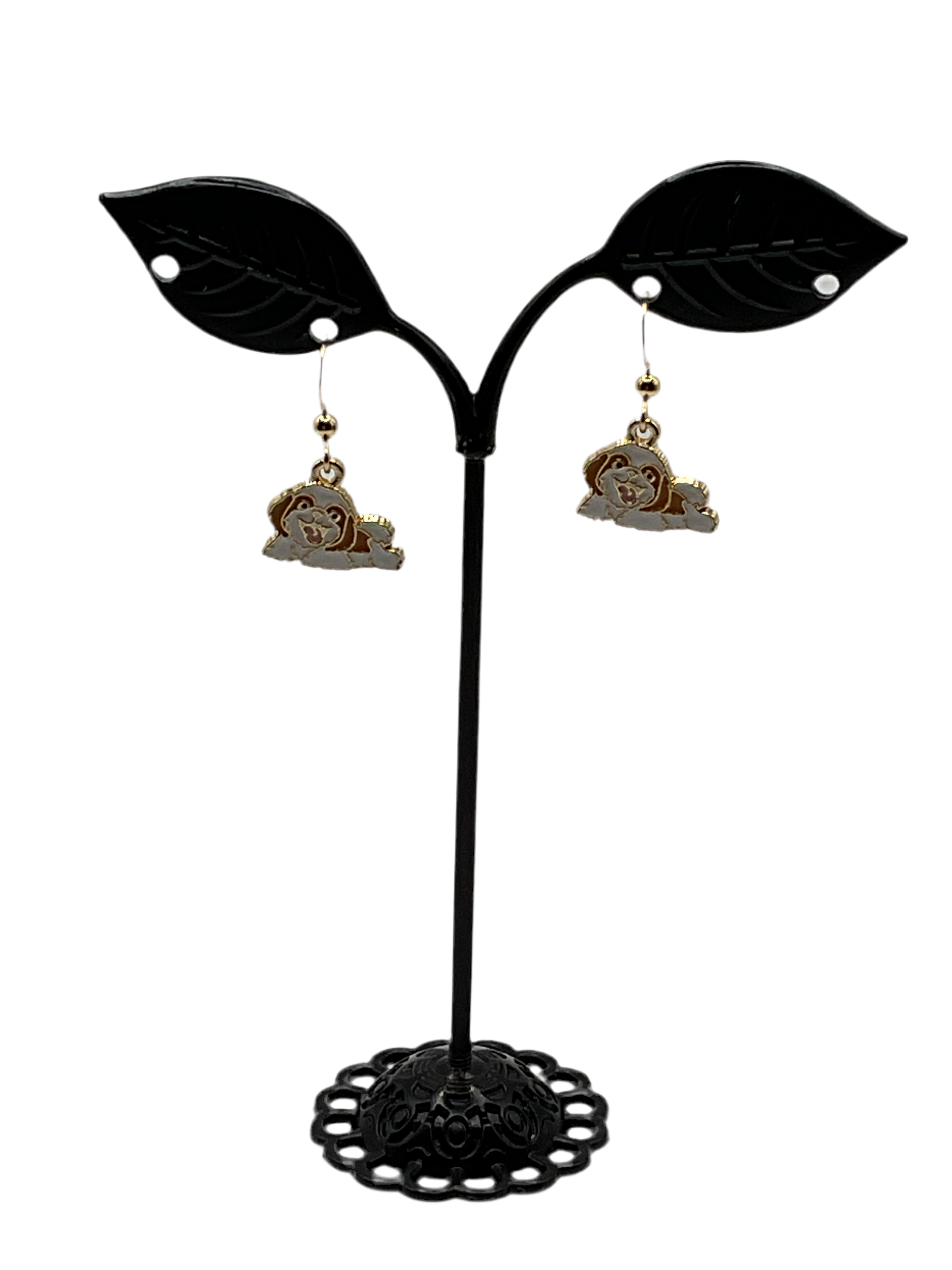 dog earrings