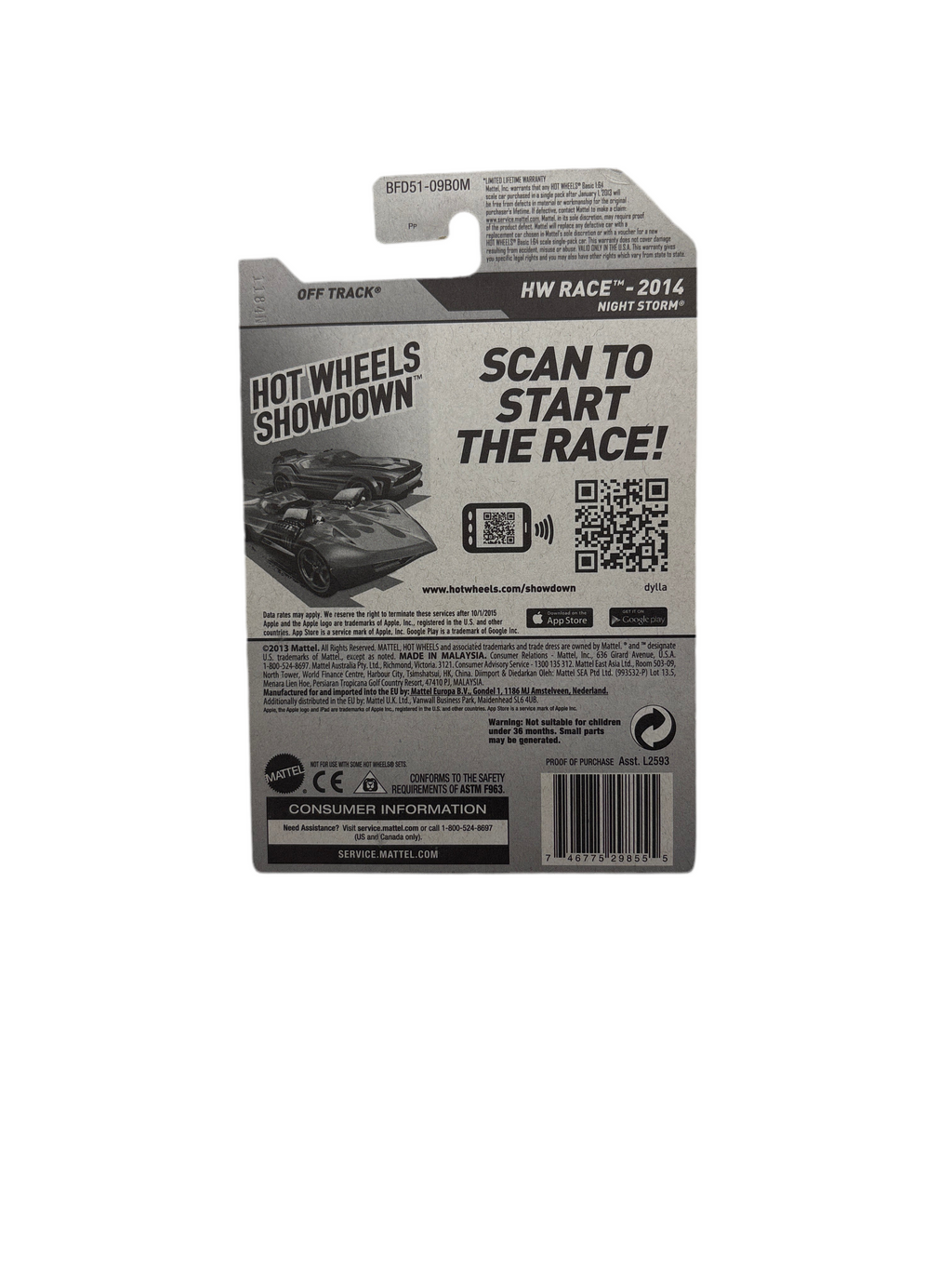 Hot Wheels Off Track Diecast