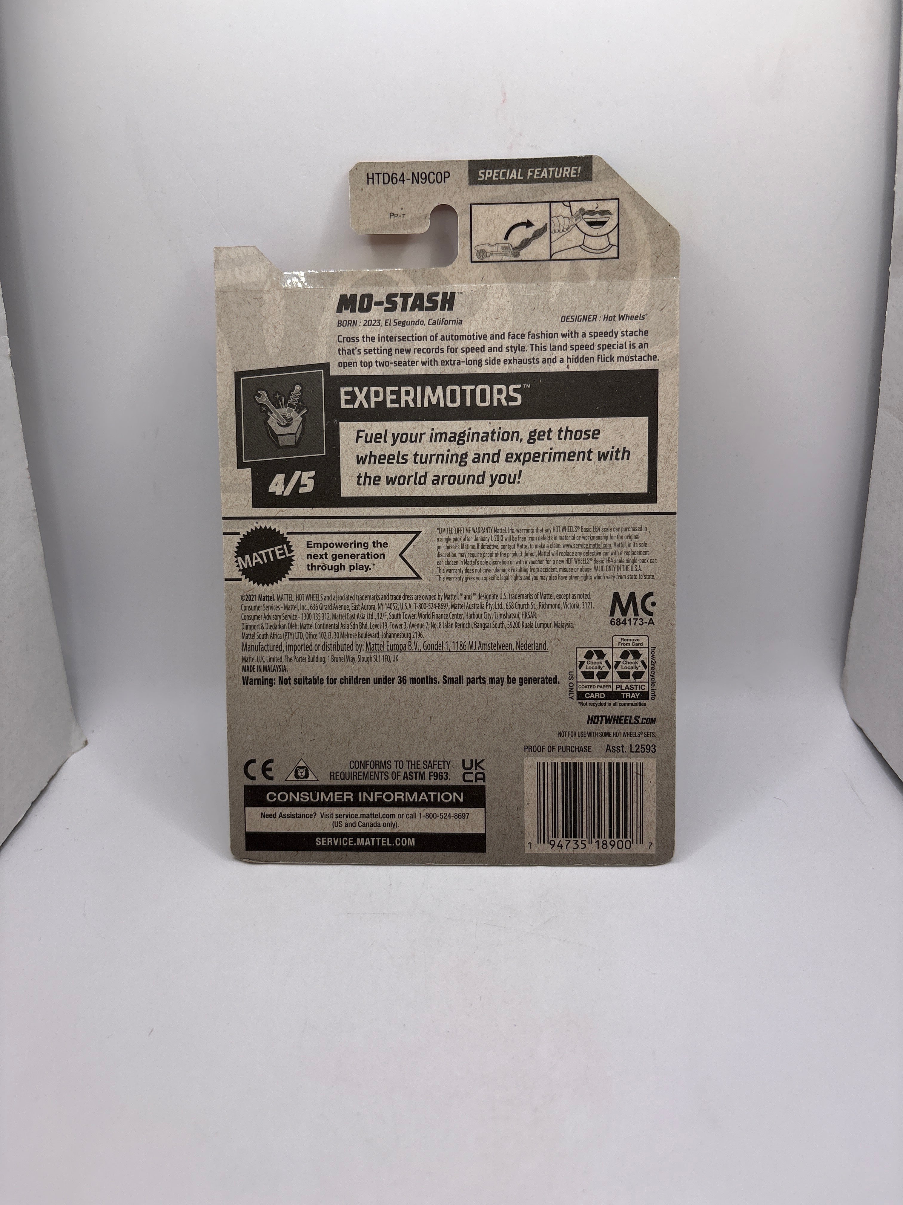 Hot Wheels Mo-Stash Diecast
