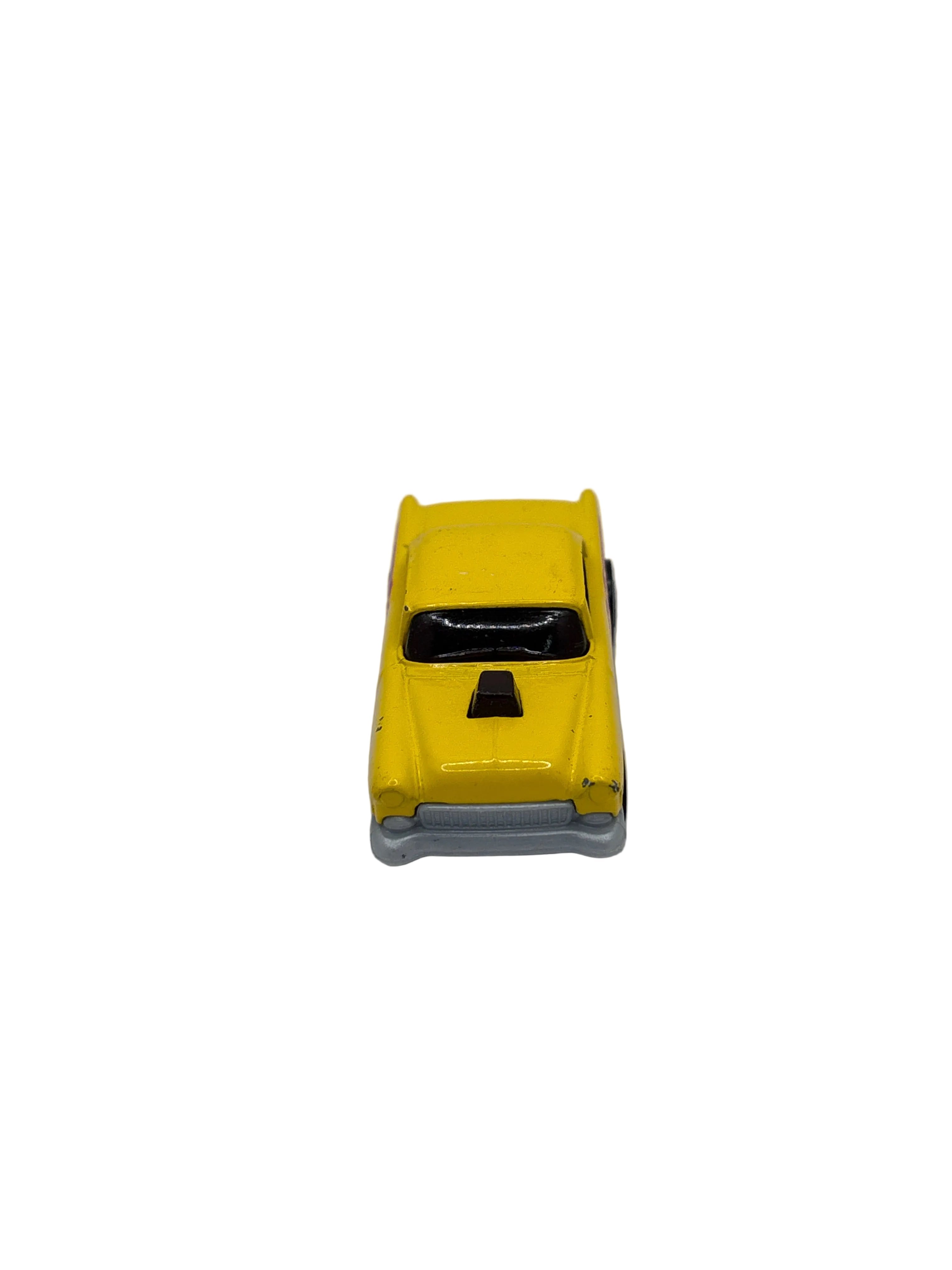 Hot Wheels 55 Chevy Diecast yellow