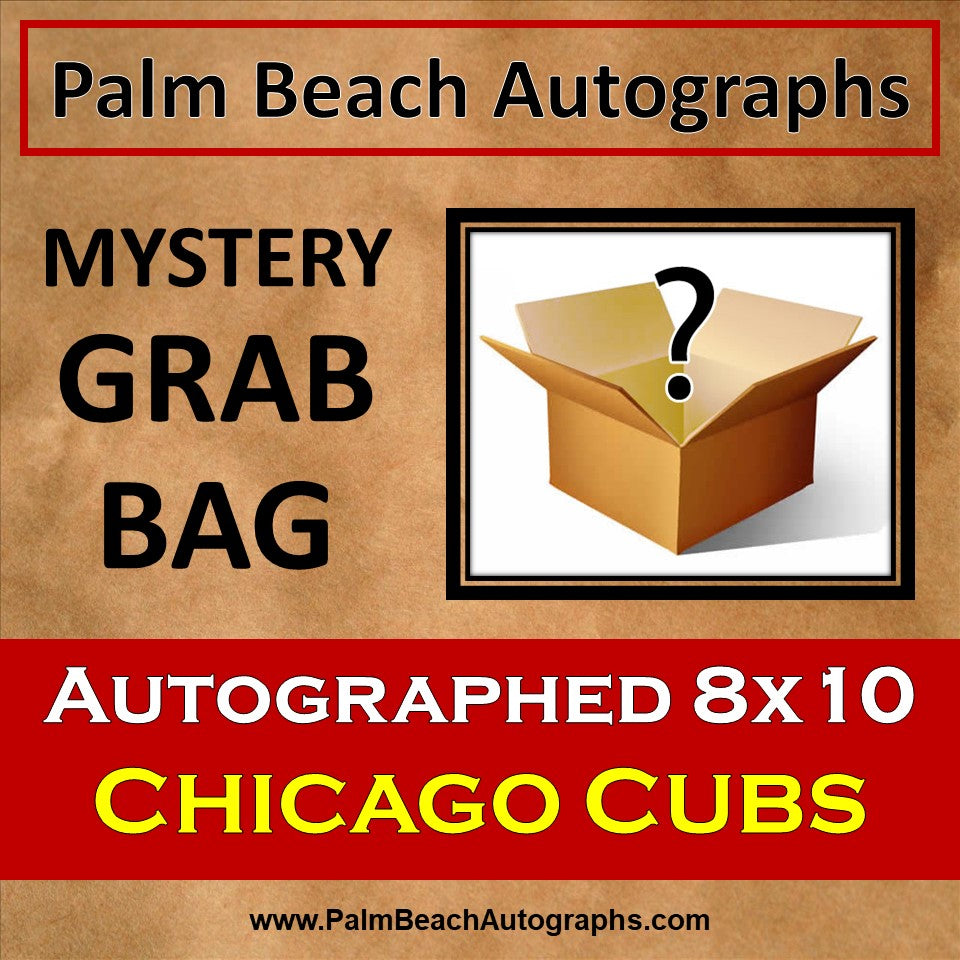 Mystery Grab Bag - Chicago Cubs MLB 8x10 Autographed Photo