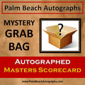 Mystery Grab Bag - PGA Autographed Masters Scorecard