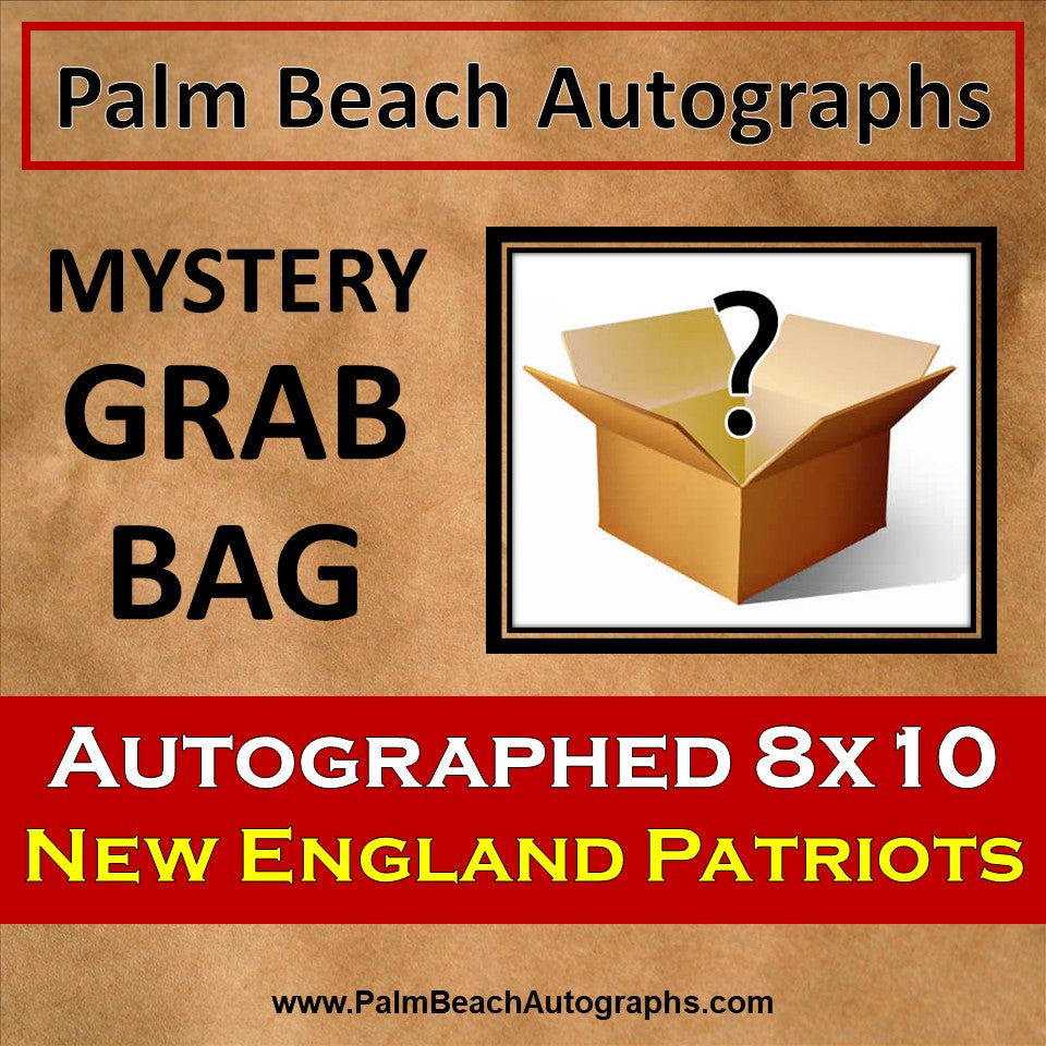 Mystery Grab Bag - New England Patriots NFL 8x10 Autographed Photo