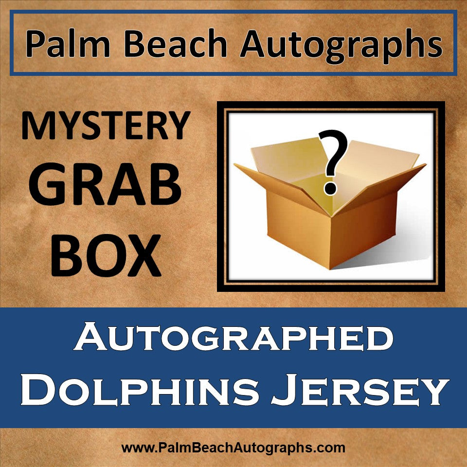 Mystery Grab Box - Miami Dolphins NFL Autographed Jersey