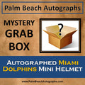 Mystery Grab Box - Miami Dolphins NFL Autographed Mini Helmet