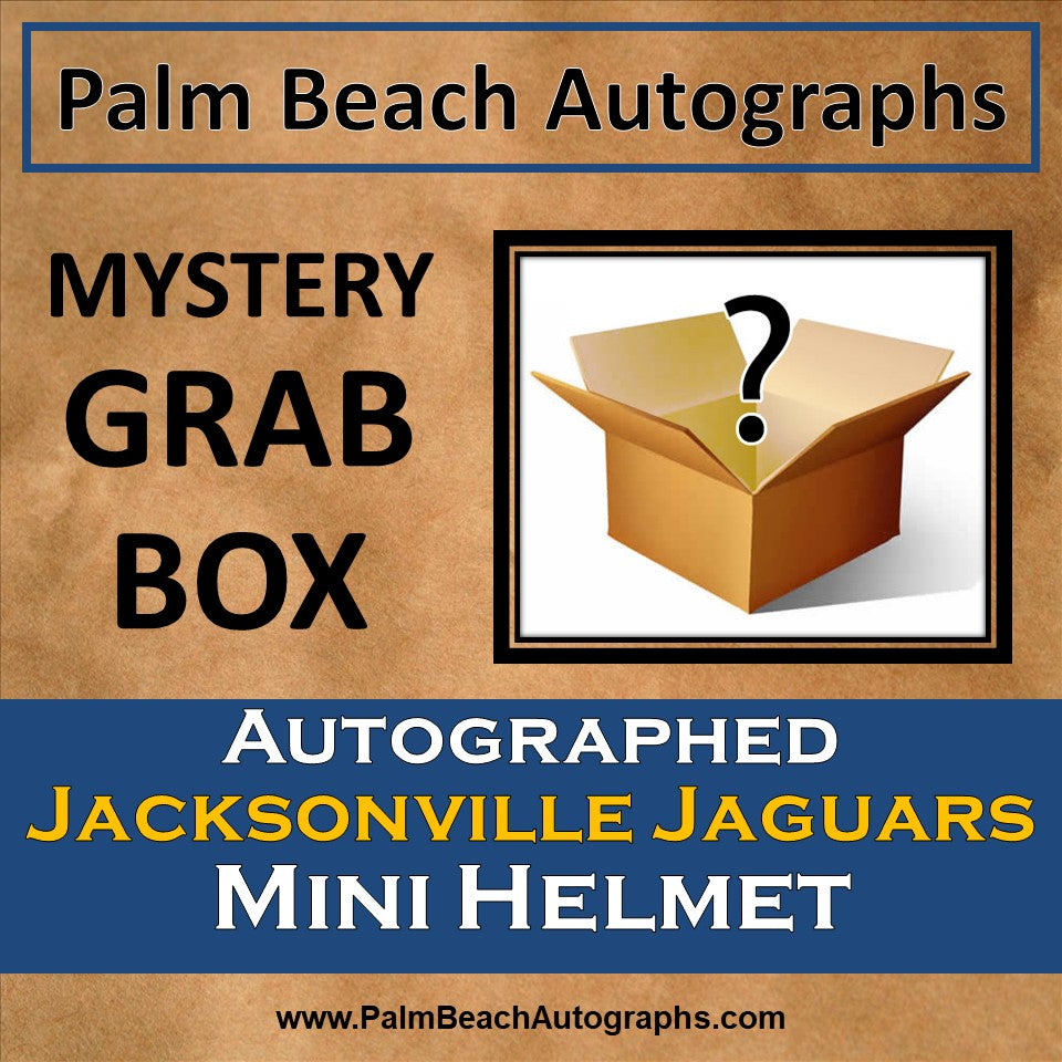 Mystery Grab Box - Jacksonville Jaguars NFL Autographed Mini Helmet