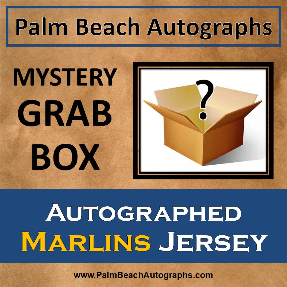 Mystery Grab Box - Miami Marlins MLB Autographed Jersey