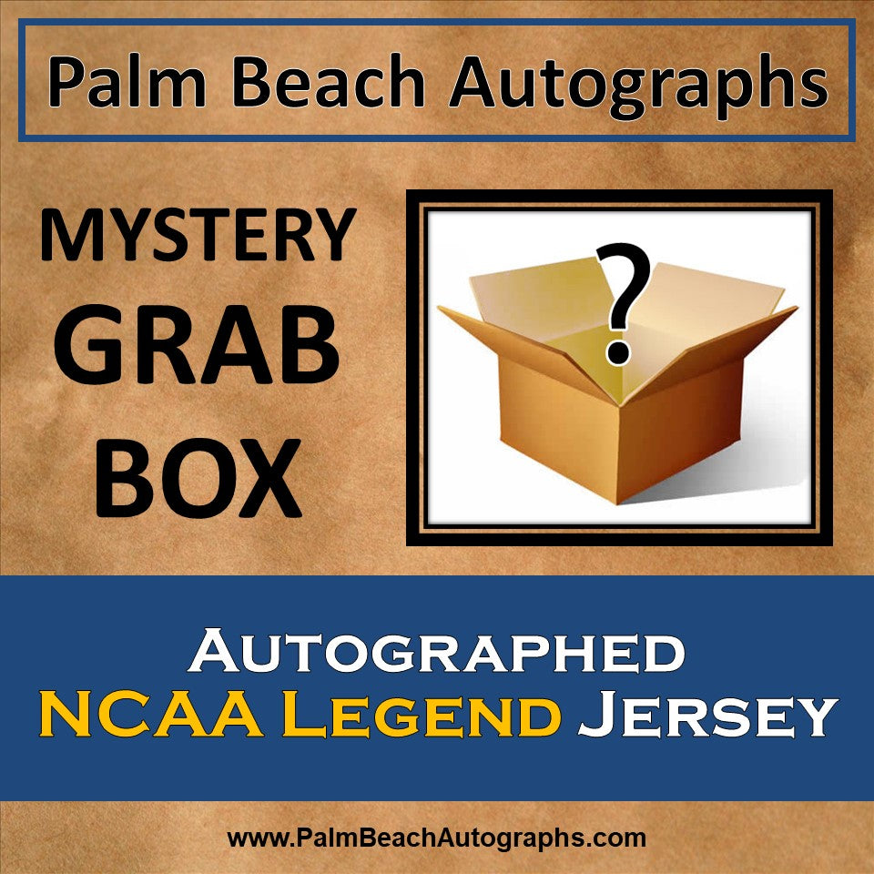 Mystery Grab Box - NCAA Autographed Jersey - Only All Americans, College HOF, Award Winners