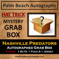 Mystery Grab Box - Nashville Predators NHL Autographed Hat Trick