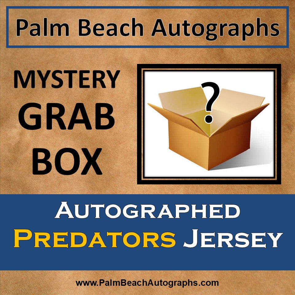 Mystery Grab Box - Nashville Predators NHL Autographed Jersey