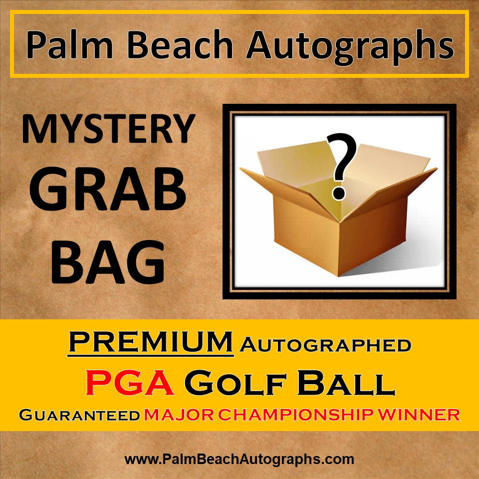 Mystery Grab Box - PGA Major Winner Autographed Golf Ball