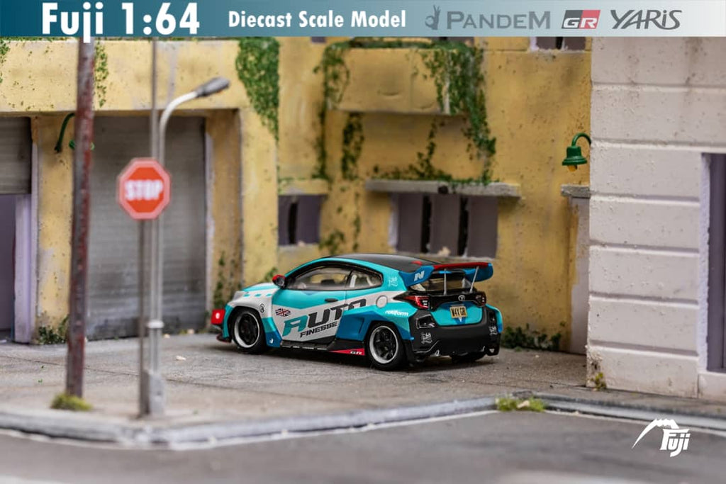 Fuji Toyota Yaris GR Auto Finesse Blue #99 1:64
