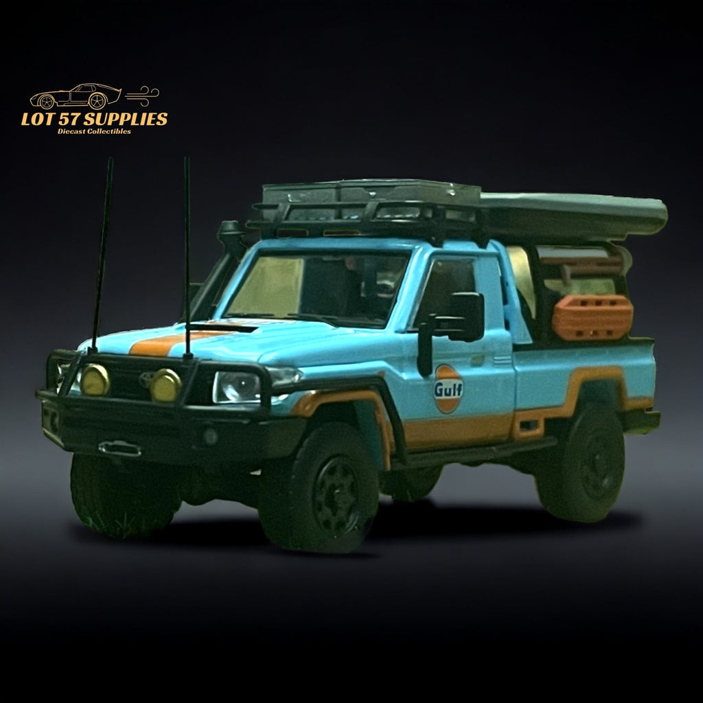 AutoBots Models Toyota Land Cruiser LC79 Gulf Livery 1:64