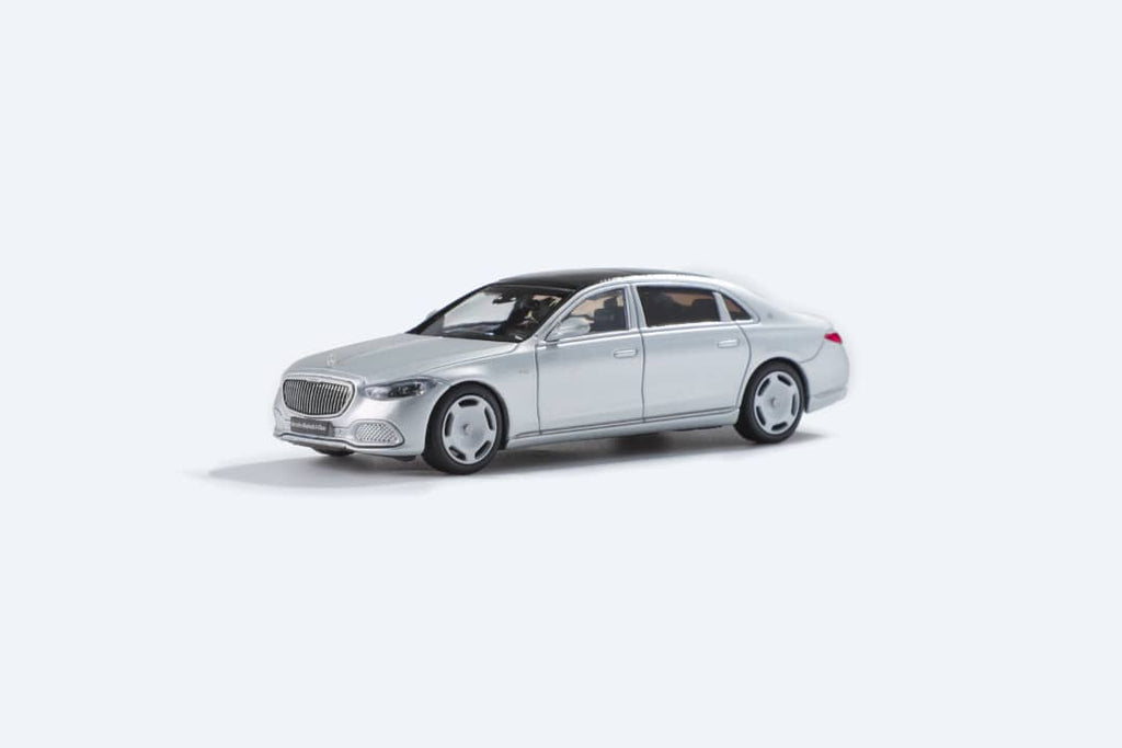 AR BOX 2021 Mercedes-Benz Maybach W223 Matte Silver 1:64