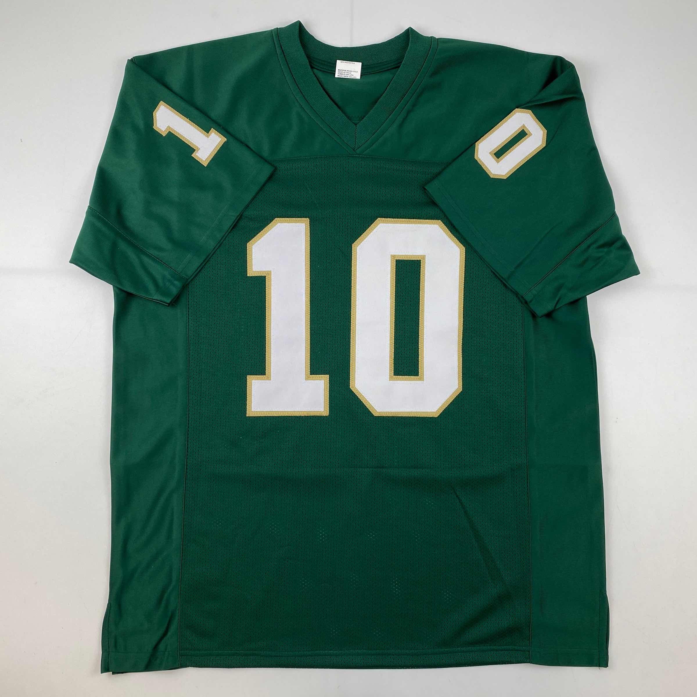 Autographed/Signed Robert Griffin III RG3 Baylor Green College Football Jersey JSA COA