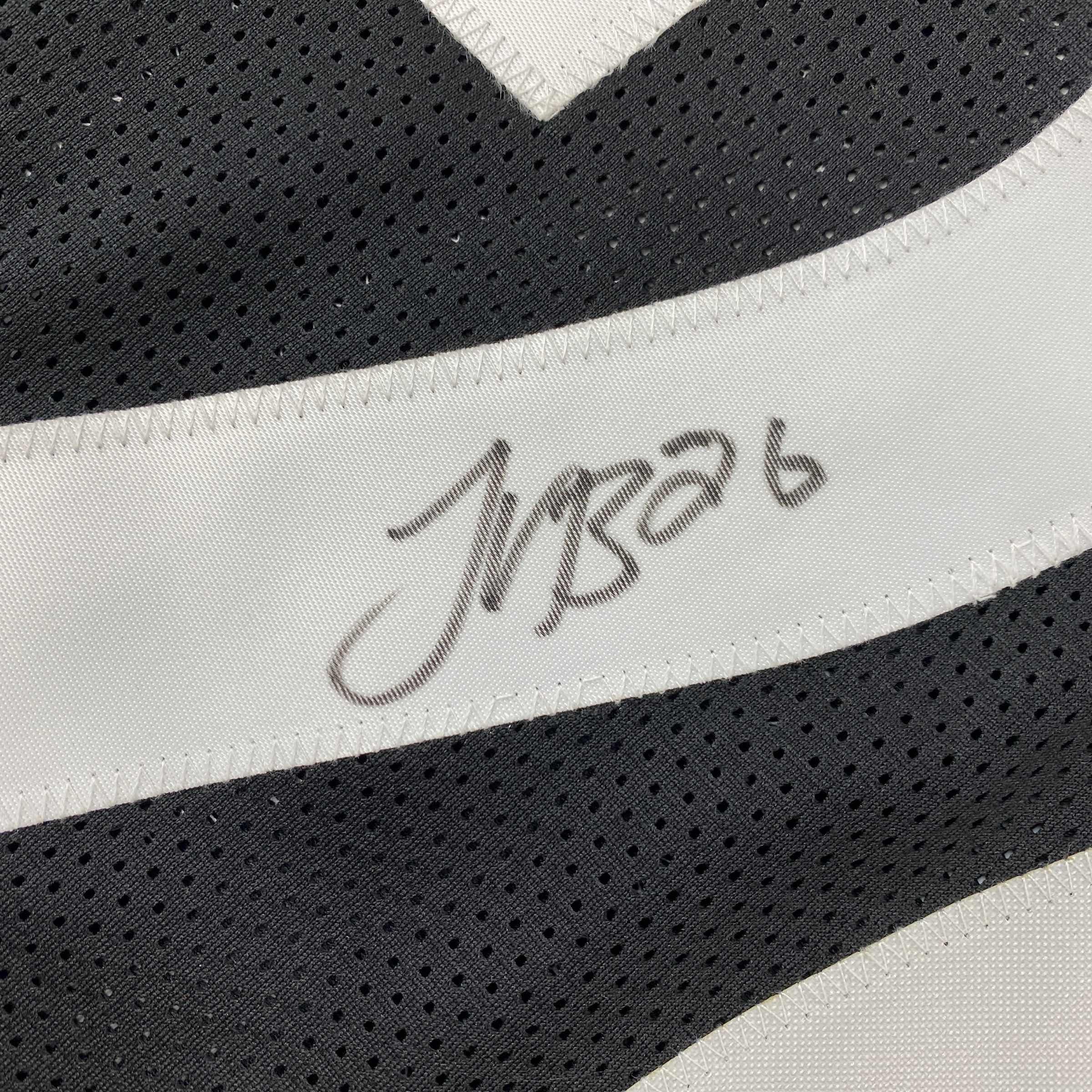 Autographed/Signed Le'Veon LeVeon Bell Pittsburgh Black Football Jersey Beckett BAS COA