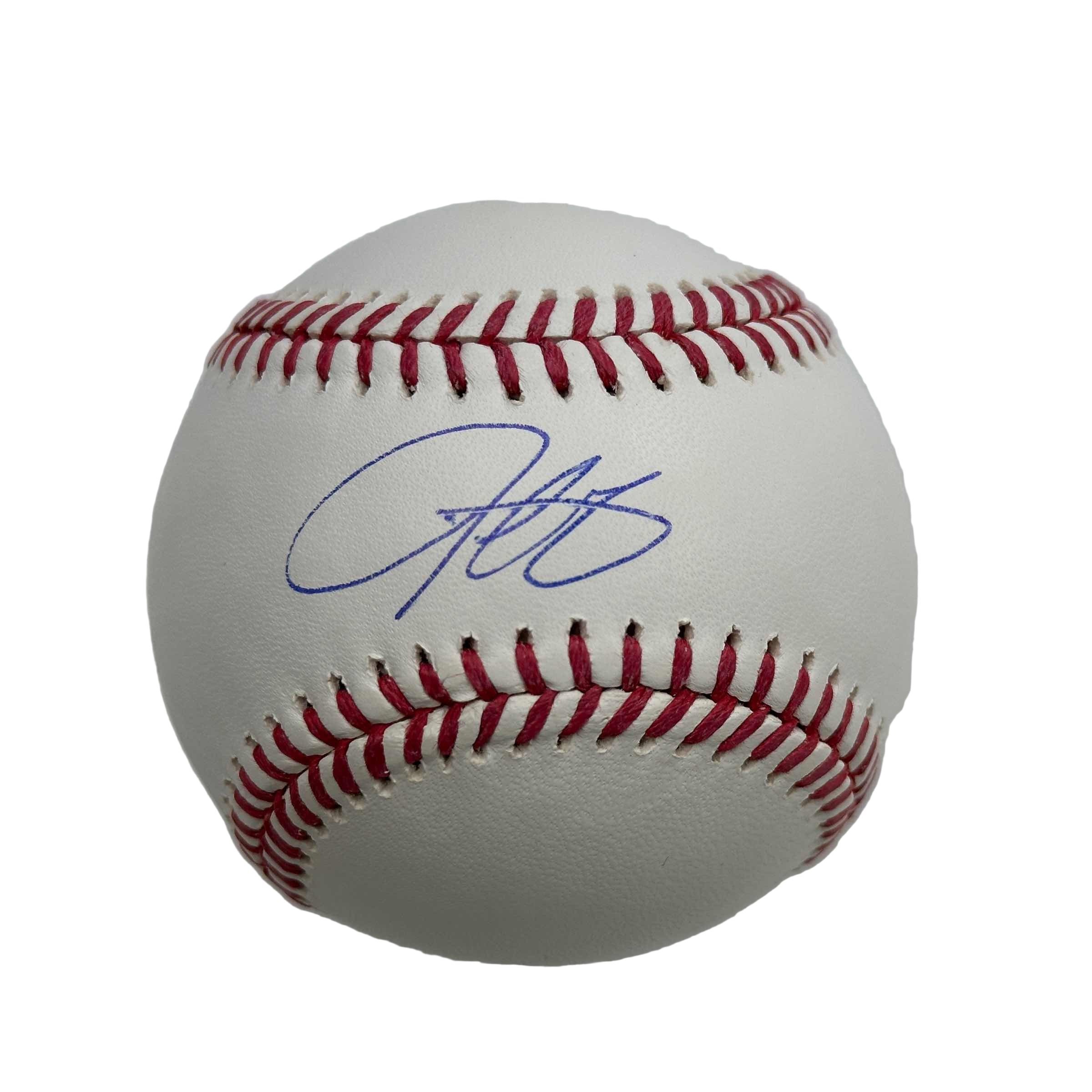 Autographed/Signed Derek Lee Rawlings Official Major League Baseball ROML Beckett BAS COA