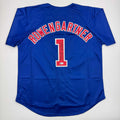 Autographed/Signed Thomas Ian Nicholas Rookie Of The Year Chicago Blue Baseball Jersey Beckett BAS COA
