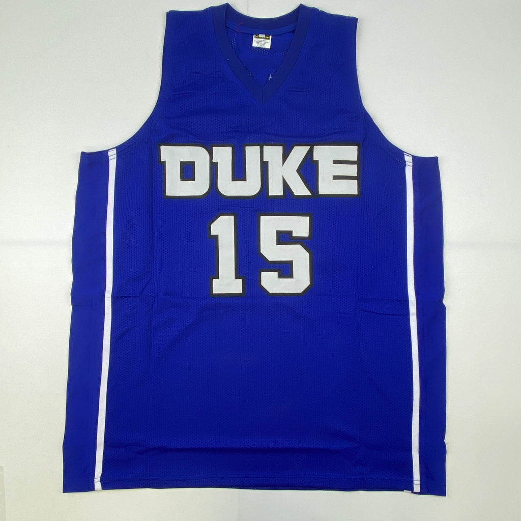 Autographed/Signed Jahlil Okafor Duke Blue College Basketball Jersey JSA COA