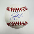 Autographed/Signed Jacob Misiorowski Rawlings Official Major League ROML Baseball JSA COA