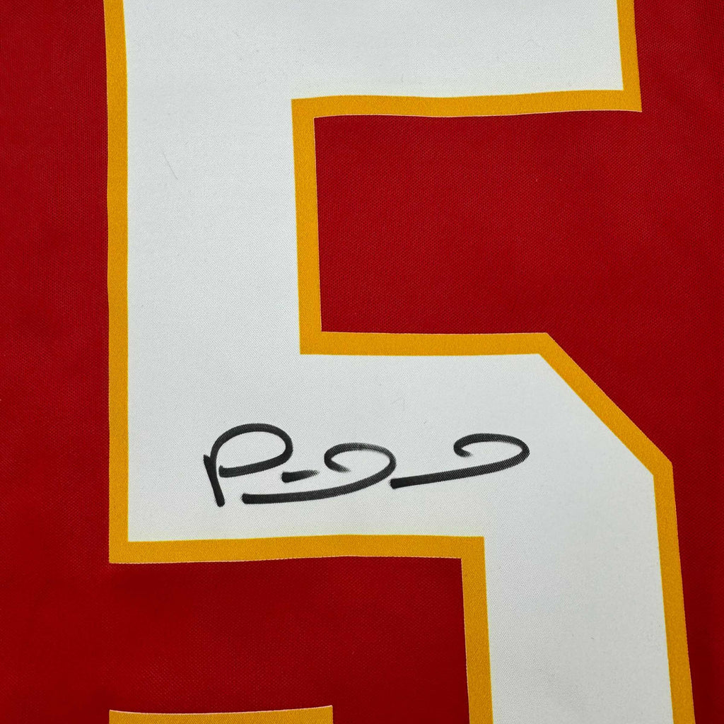 Autographed/Signed Patrick Mahomes Kansas City Chiefs Red Authentic Nike Game Football Jersey Fanatics COA