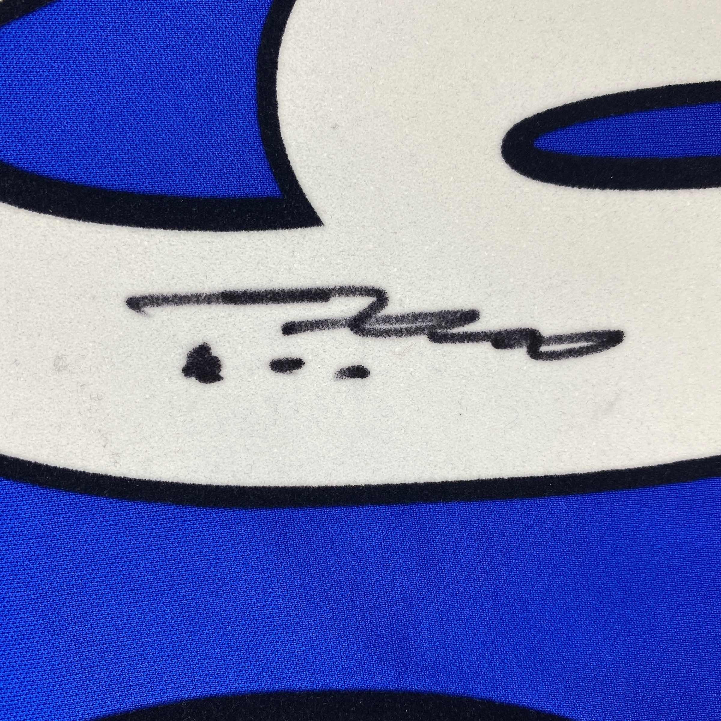 Autographed/Signed John Terry Chelsea FC Blue Soccer Futbol Jersey Beckett BAS COA