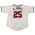 Andruw Jones Autographed Atlanta Braves (White #25) Custom Jersey - JSA