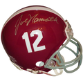 Joe Namath Autographed Alabama Crimson Tide Mini Helmet - JSA