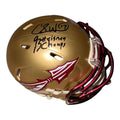Charlie Ward Autographed Florida State FSU Seminoles Mini Helmet w/ "93 Heisman"
