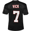 Michael Vick Autographed Atlanta (Black #7) Custom Jersey - JSA