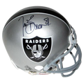 Tim Brown Autographed Oakland Raiders Mini Helmet - JSA