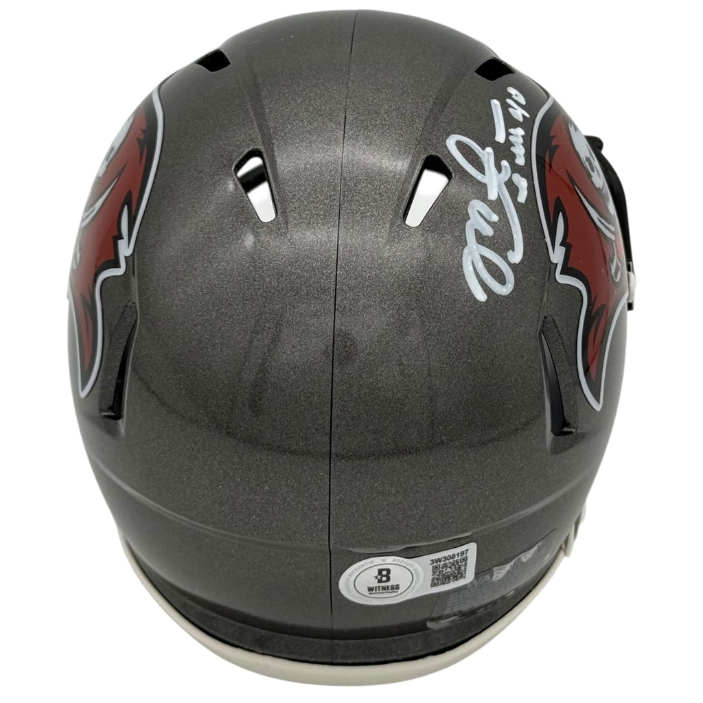 Mike Alstott Autographed Tampa Bay Buccaneers Mini Helmet - JSA