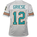 Bob Griese Autographed Miami Dolphins (White #12) Custom Jersey - JSA