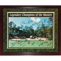 Masters Champions (22 Signatures) Autographed Augusta National Print Deluxe Framed - Nicklaus, Palmer