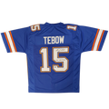 Tim Tebow Autographed Florida Gators (Blue #15) Jersey w/ "07 Heisman" - Tebow Holo
