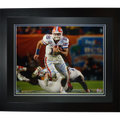 Tim Tebow Autographed Florida Gators (08 BCS Run) Deluxe Framed 16x20 Photo - Tebow Holo