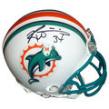 Ricky Williams Autographed Miami Dolphins (Throwback) Mini Helmet - JSA