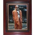 Jim Brown Autographed Cleveland Browns Deluxe Framed 16x20 Photo - Fanatics