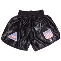 Mike Tyson Autographed Black Boxing Trunks - Tyson Holo, JSA